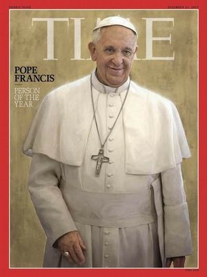 Papa Francisco é eleito "Personalidade do Ano" pela revista 'Time'