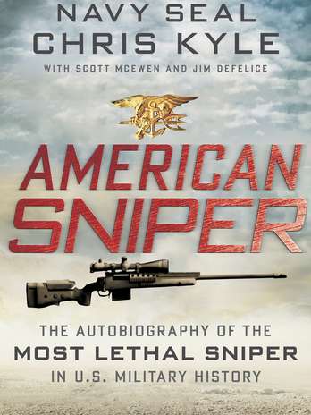  O livro em que o atirador narra sua trajetória no Iraque, da editora HarperCollins, chega às livrarias americanas com o título American Sniper (Atirador de elite americano)  Foto: BBC Brasil