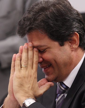 O ministro da Educação, Fernando Haddad, em foto de Andre Coelho